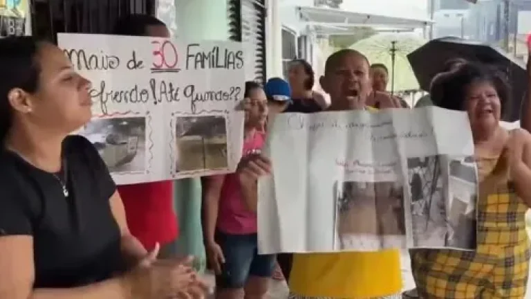 Chuva protesto