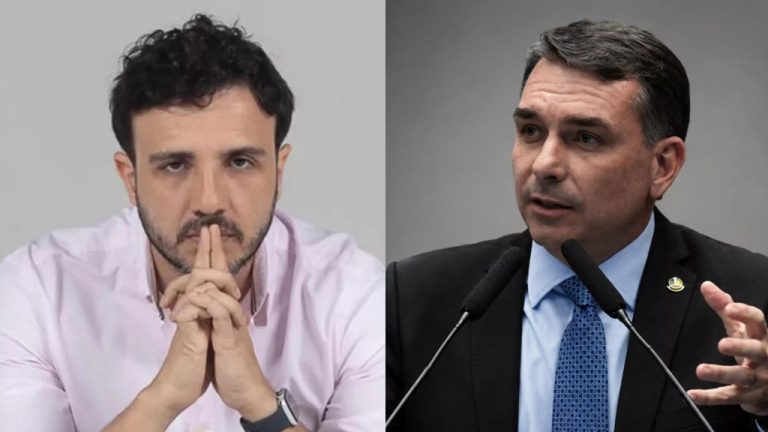 Renan Santos Flávio Bolsonaro